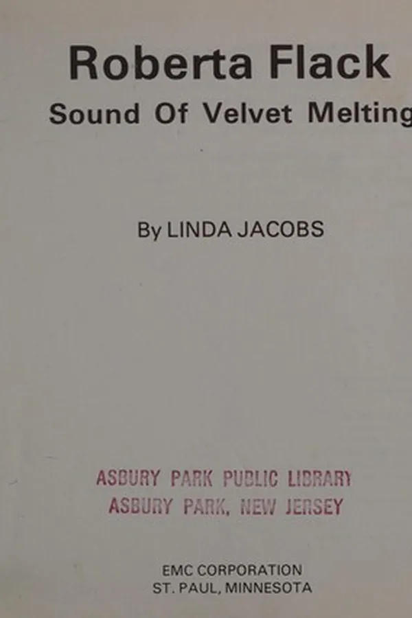 Capa de Roberta Flack, sound of velvet melting