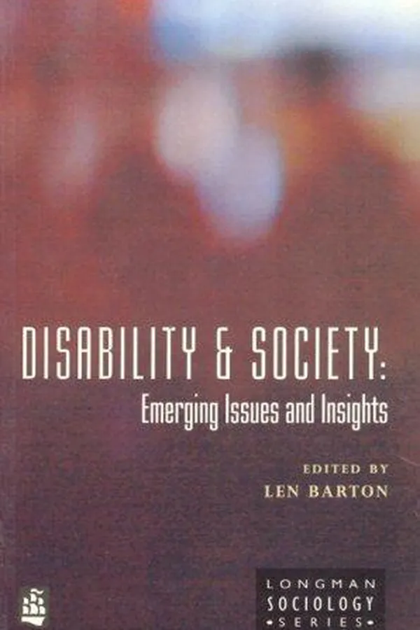 Capa de Disability and Society