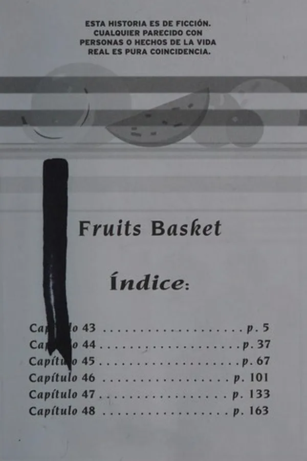 Capa de Fruits basket