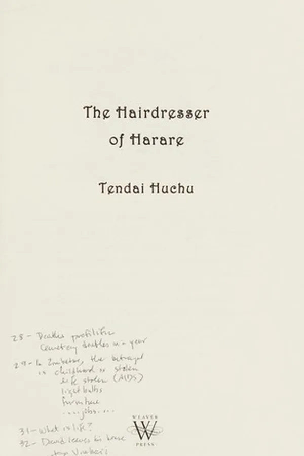 Capa de The hairdresser of Harare