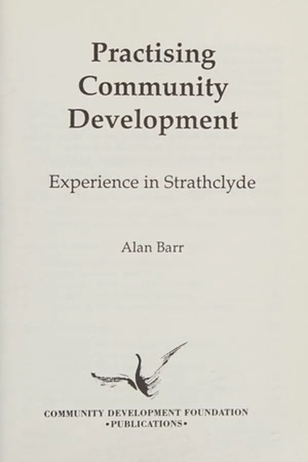 Capa de Practising community development