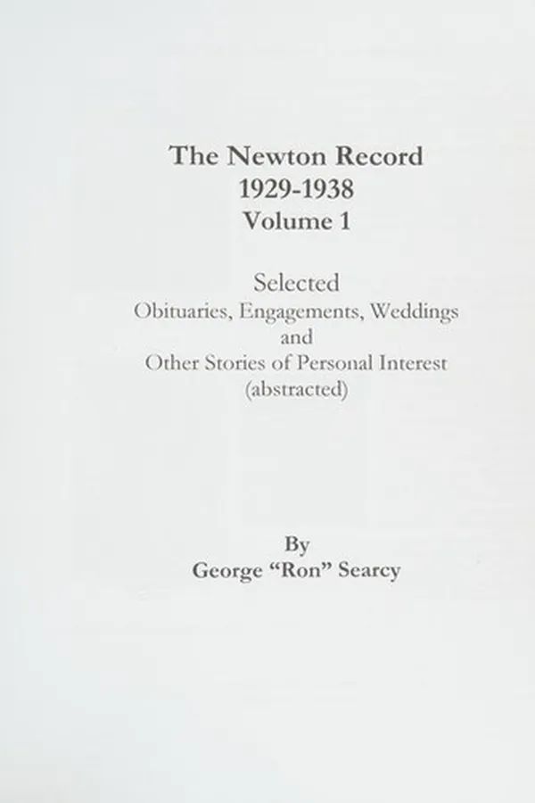 Capa de The Newton record