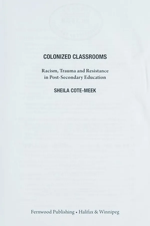 Capa de Colonized classrooms