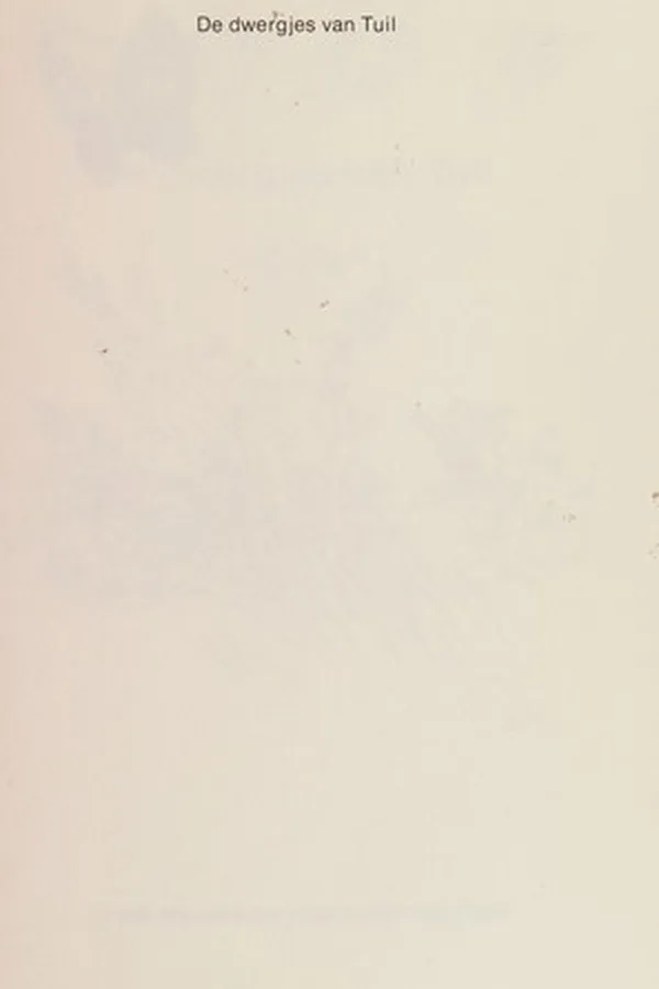 Capa de De dwergjes van Tuil
