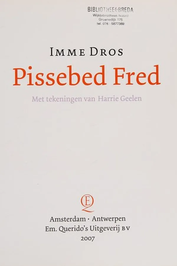 Capa de Pissebed Fred