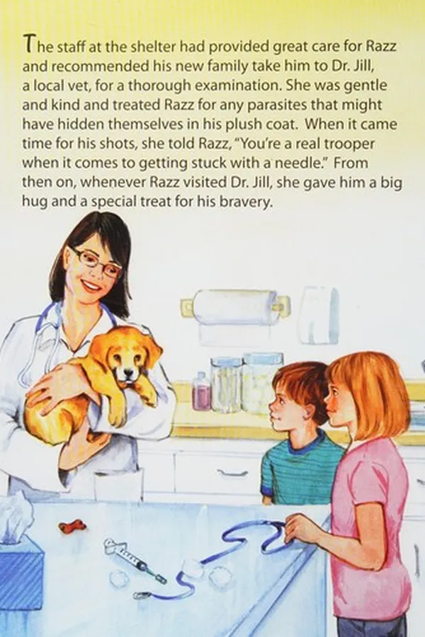 Capa de The adventures of Razz the golden retriever