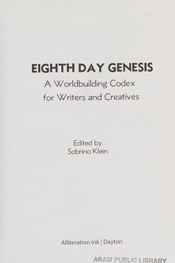 Capa de Eighth day genesis