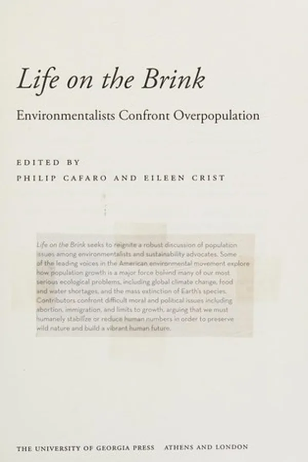 Capa de Life on the brink