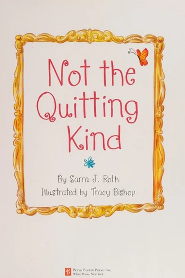 Capa de Not the quitting kind