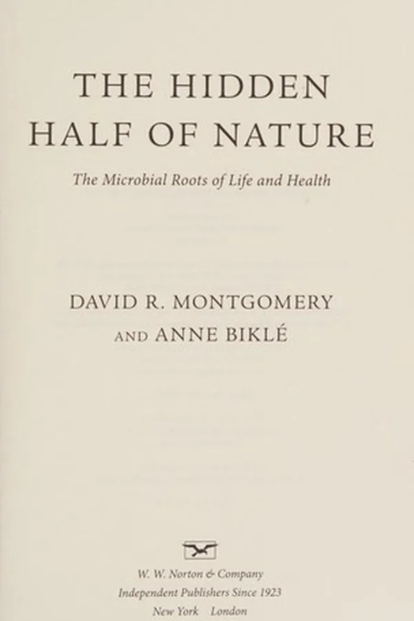 Capa de The hidden half of nature