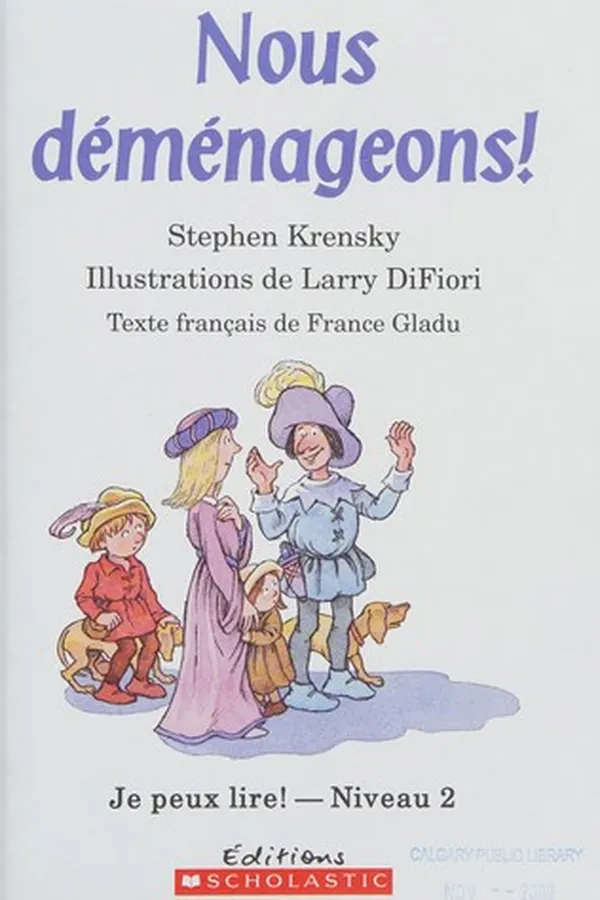 Capa de Nous déménageons!
