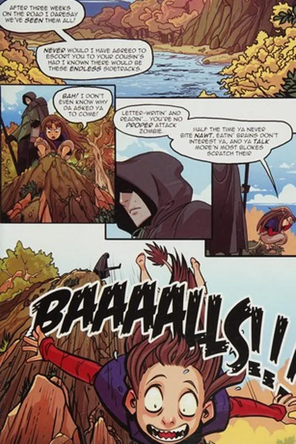 Capa de The zombie & the brat