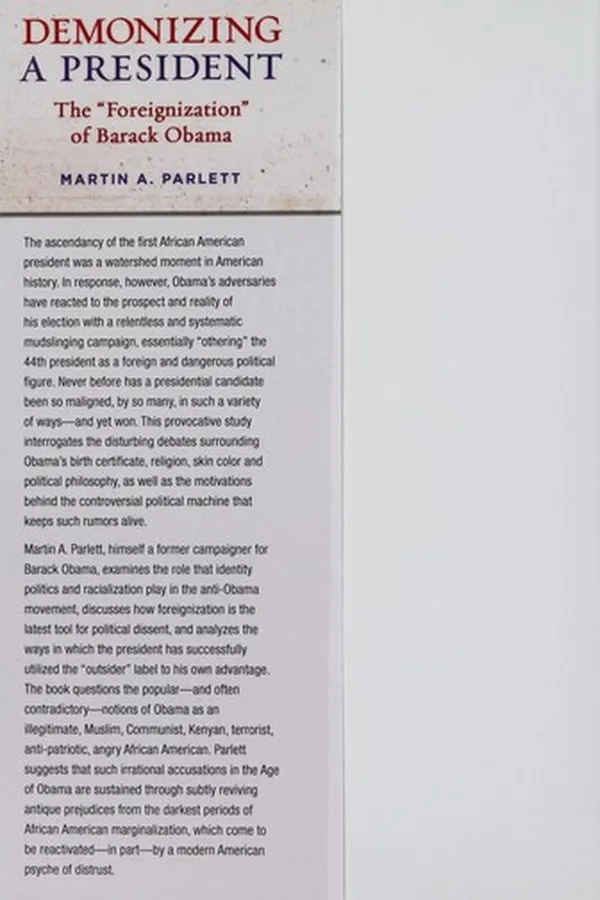 Capa de Demonizing a president