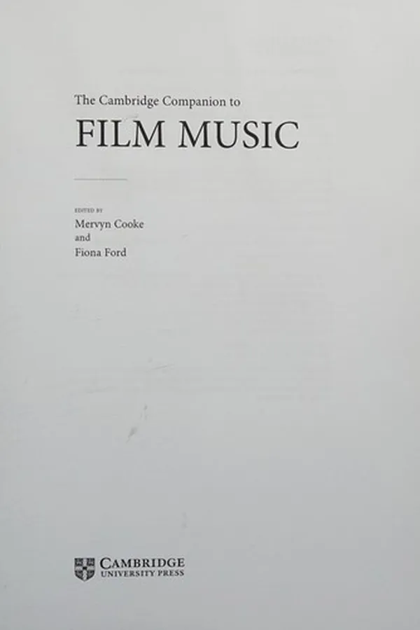 Capa de The Cambridge companion to film music