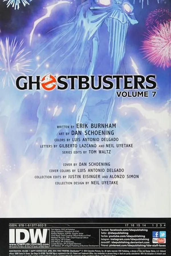 Capa de Ghostbusters