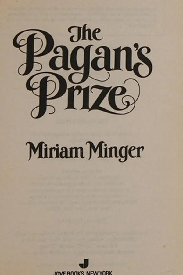 Capa de Pagan's Prize