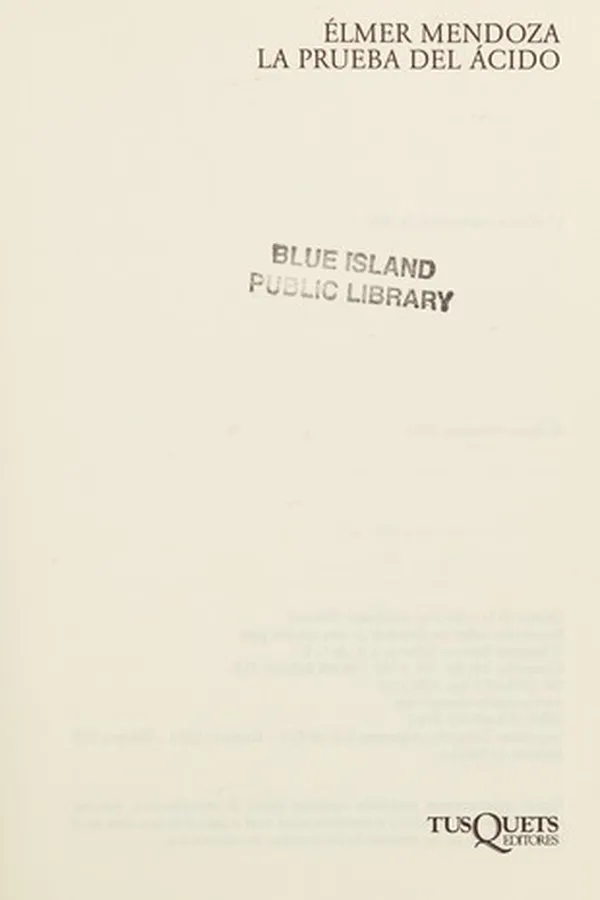 Capa de La prueba del ácido