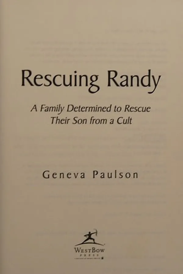 Capa de Rescuing Randy