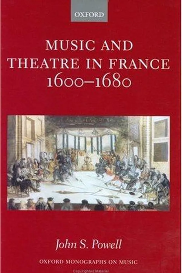 Capa de Music and theatre in France, 1600-1680