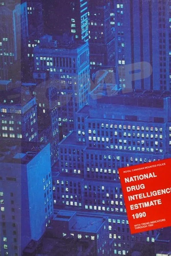 Capa de National drug intelligence estimate, 1989-90, with trend indicators through 1992