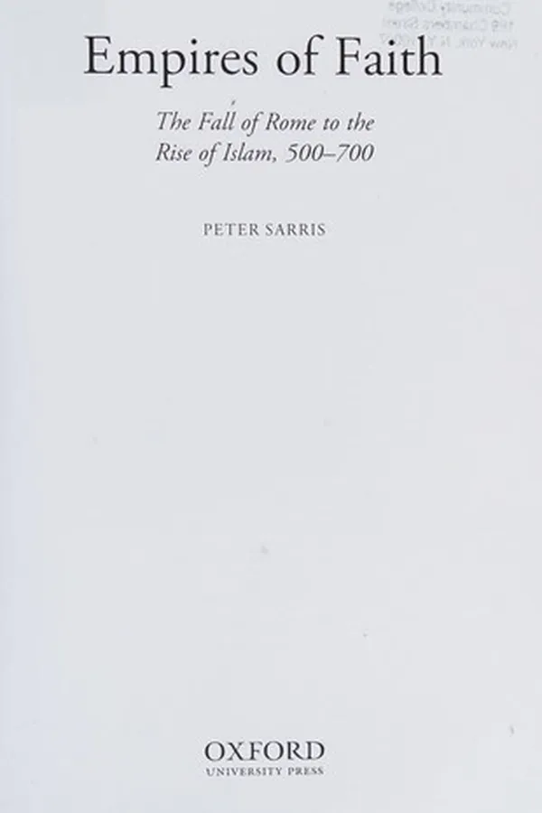 Capa de Empires of faith