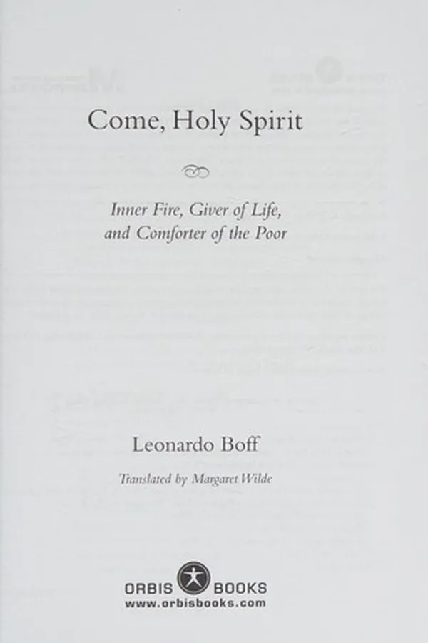 Capa de Come, Holy Spirit