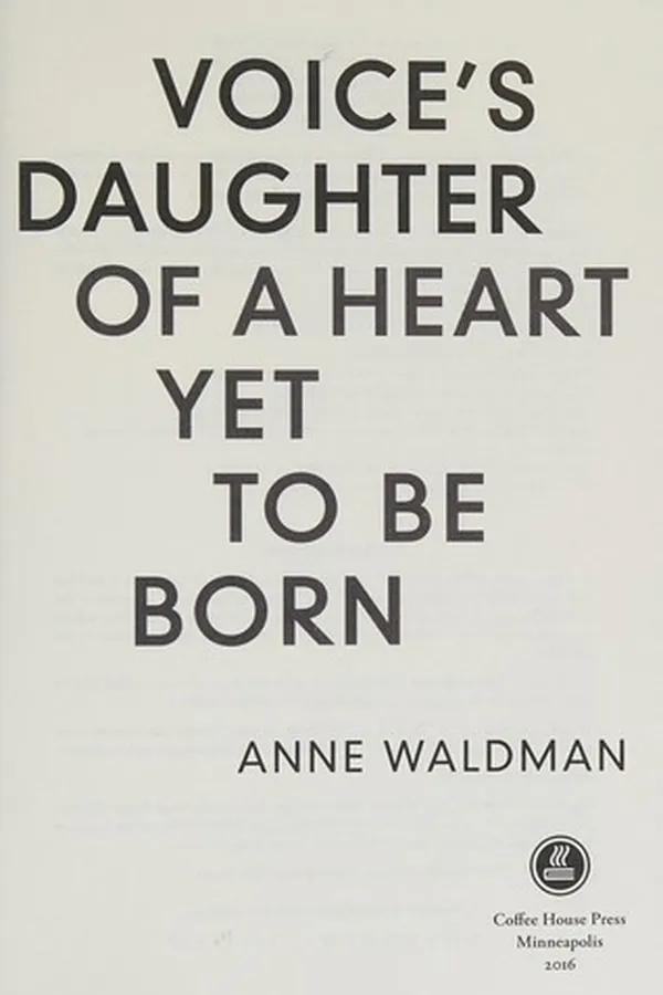 Capa de Voice's daughter of a heart yet to be born