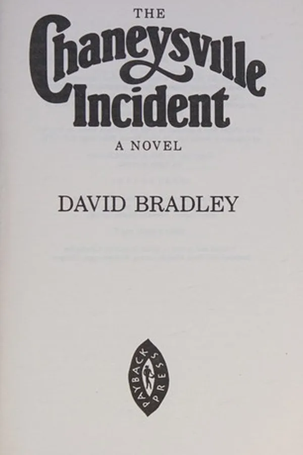 Capa de The Chaneysville incident