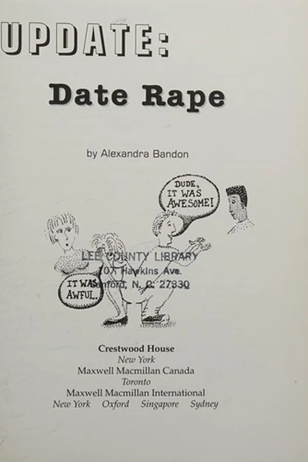 Capa de Date rape