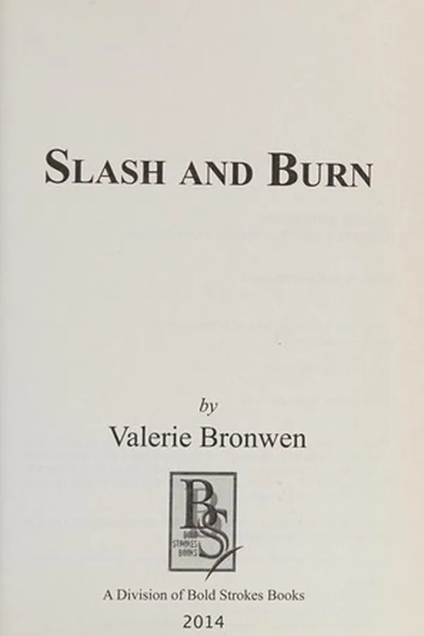 Capa de Slash and Burn