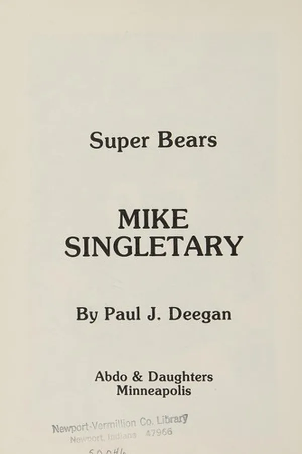 Capa de Mike Singletary