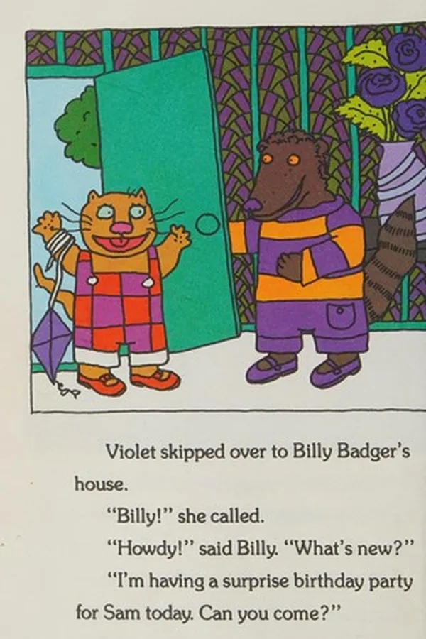 Capa de Sam and Violet's birthday book