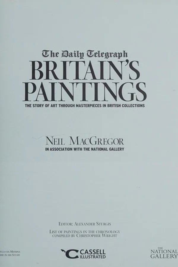 Capa de DAILY TELEGRAPH: BRITAIN'S PAINTINGS: THE STORY OF ART THROUGH MASTERPIECES IN BRITISH COLLECTIONS