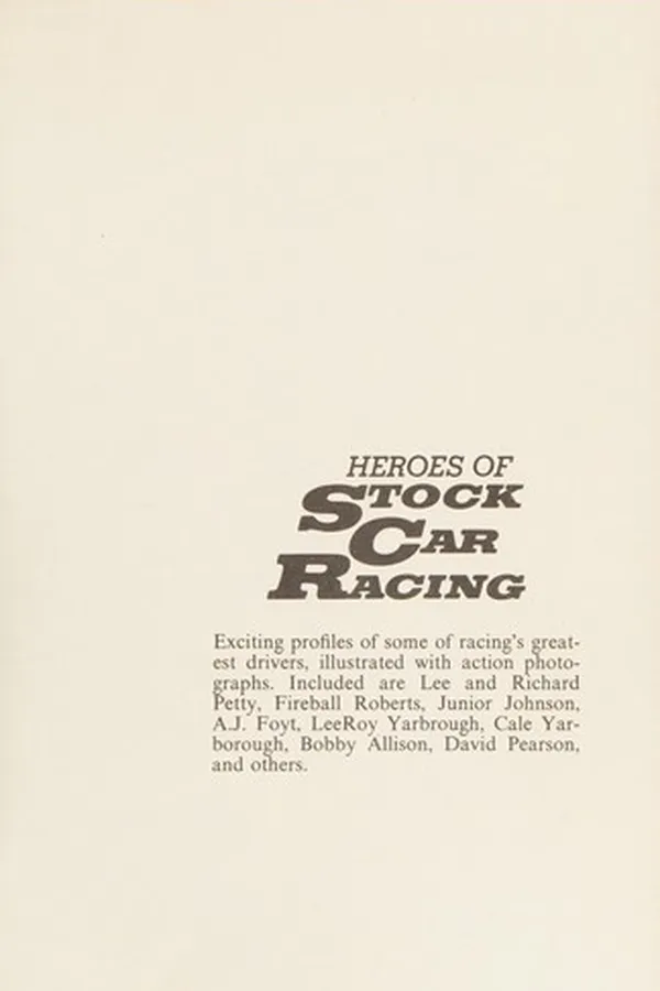 Capa de Heroes of stock car racing
