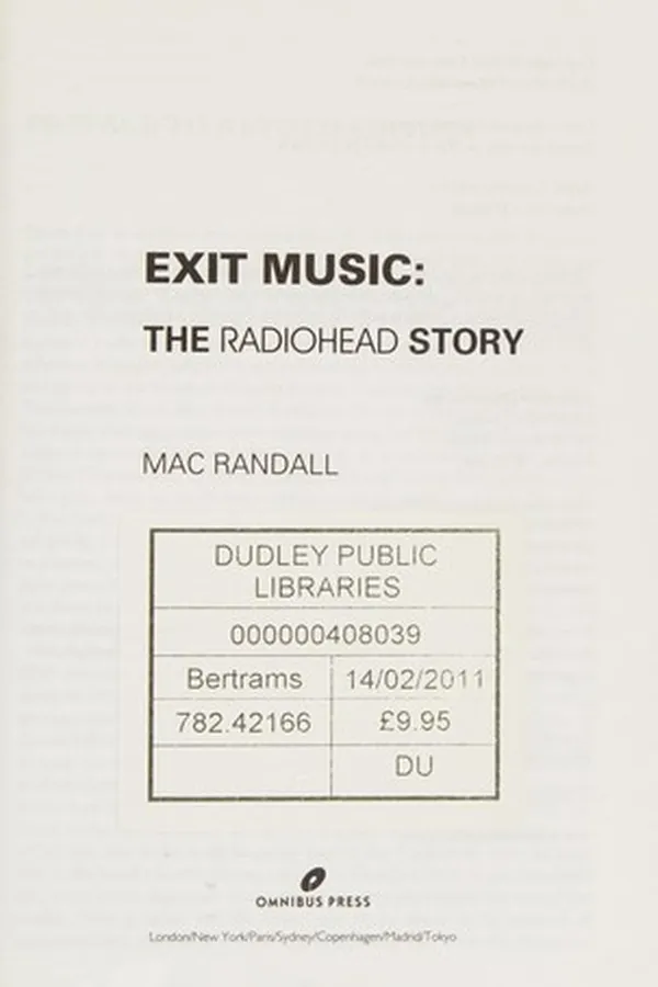 Capa de The Radiohead story