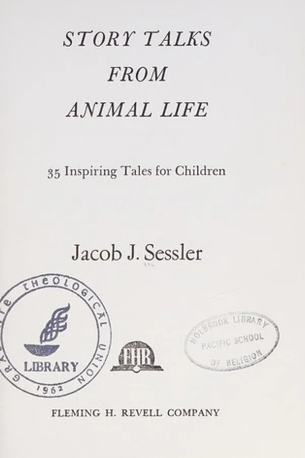 Capa de Story talks from animal life