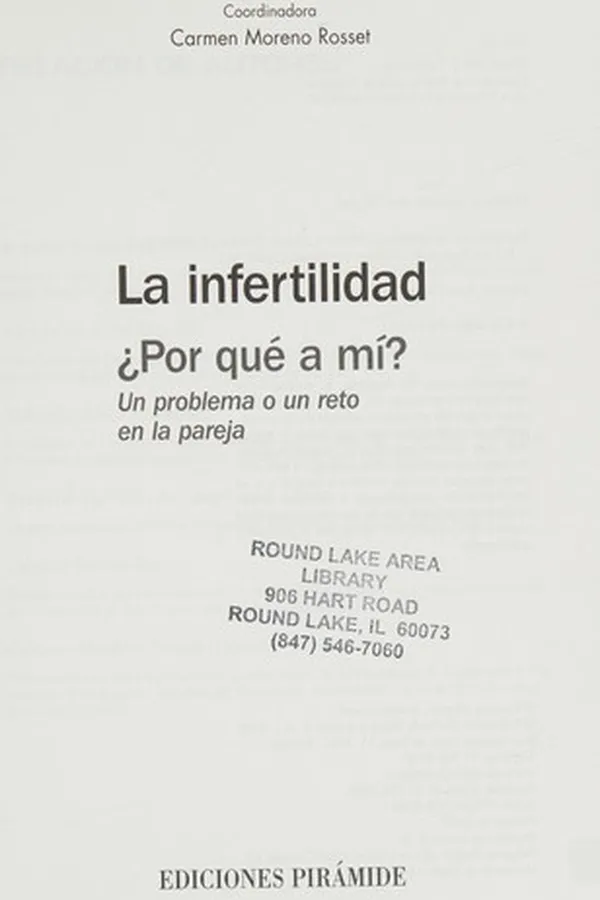 Capa de La infertilidad ¿por qué a mí?