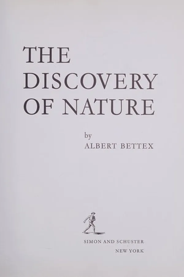 Capa de The discovery of nature
