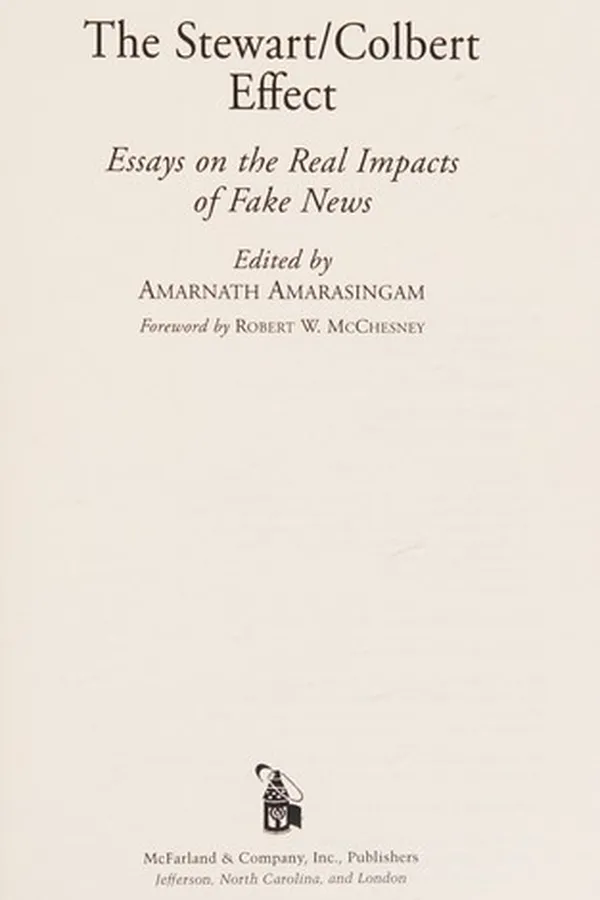 Capa de The Stewart/Colbert effect