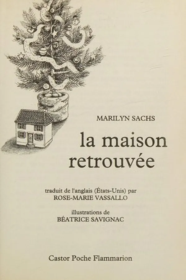 Capa de La maison retrouvée