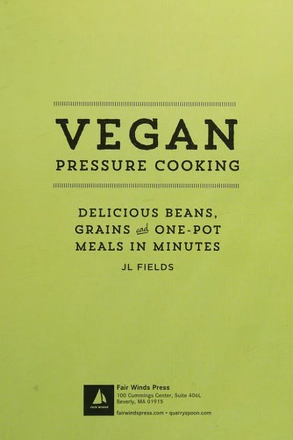 Capa de Vegan pressure cooking