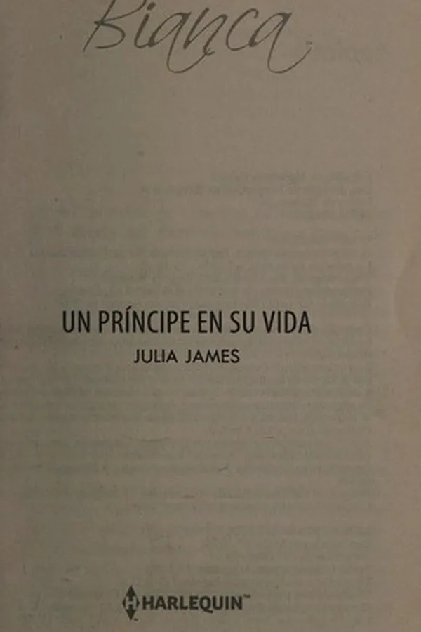 Capa de Un príncipe en su vida