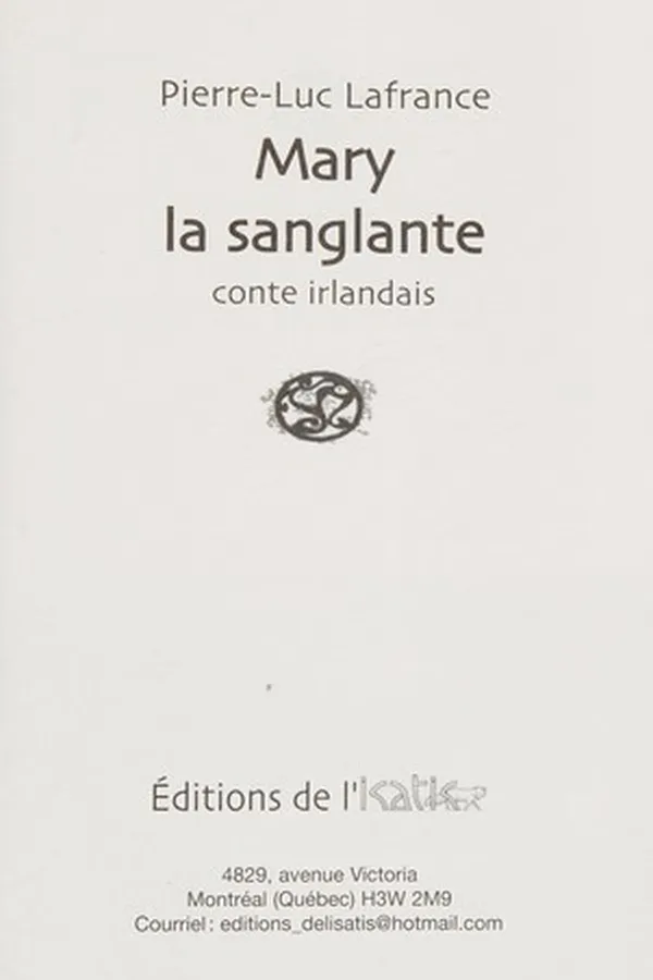 Capa de Mary la sanglante