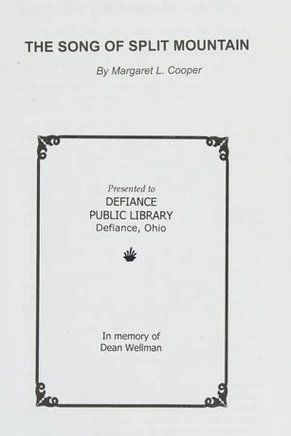 Capa de The song of Split Mountain