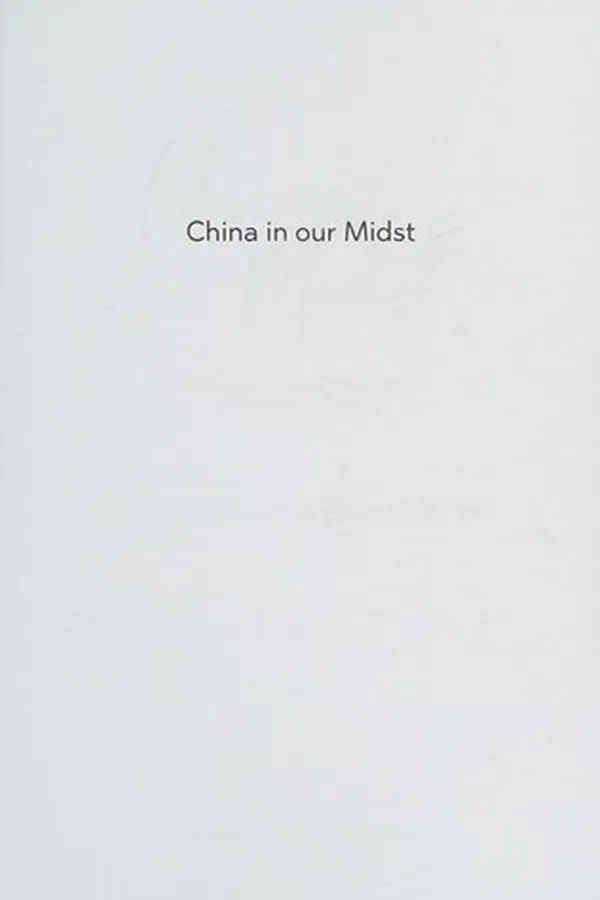 Capa de China in our midst