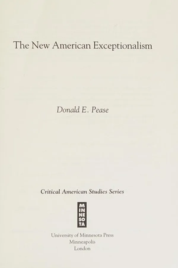 Capa de The new American exceptionalism