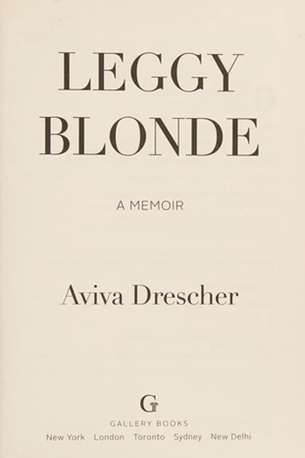 Cover of Leggy blonde