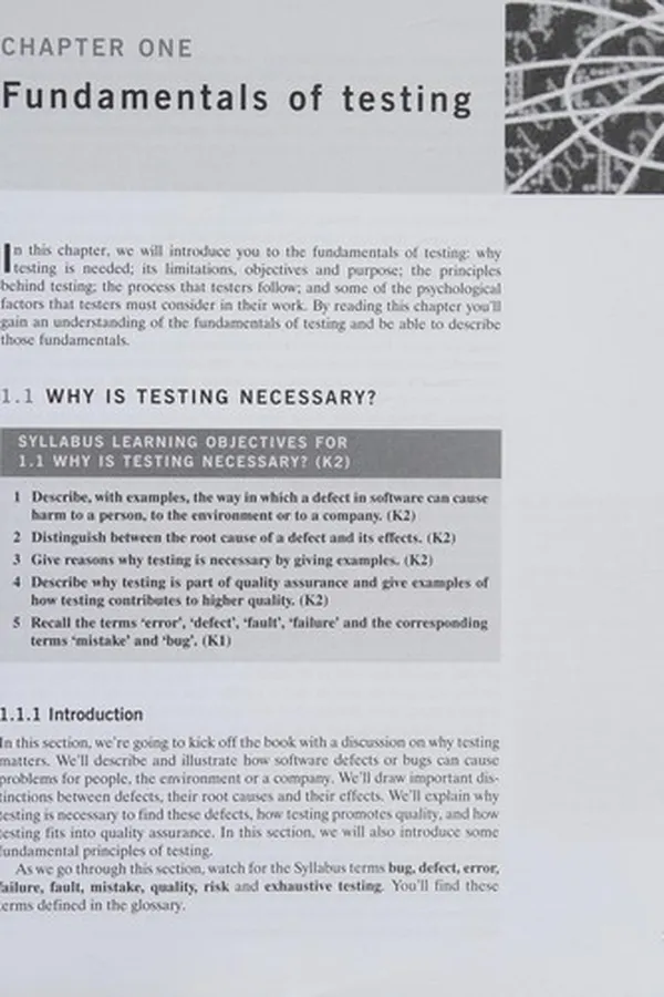 Capa de Foundations of software testing
