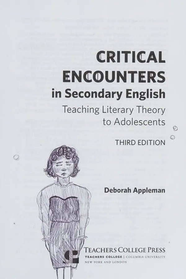 Capa de Critical Encounters in Secondary English