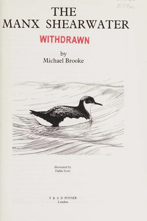 Capa de The Manx shearwater